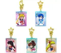 【中古】キーホルダー 全5種セット 「美少女戦士セーラームーン オーロラアクリルキーホルダー」