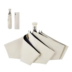 【即日発送】耐風頑丈 コンパクト 携帯便利 超撥水 レディース 小さい スクエア 軽量 持ち運び カラバリ豊富 199g シンプル 自動開閉 無地 トレンド 遮光率100%・UVカット率100%・UPF50＋・遮熱・晴雨兼用 おしゃれ 可愛い 日傘 女性 通勤