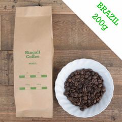 【豆・粉】ブラジル 200g 自家焙煎珈琲 RingallCoffee リンガルコーヒー