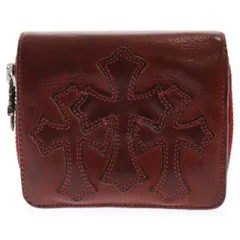 CHROME HEARTS（クロムハーツ）長財布 レッド 超希少レッドCHROME HEARTS クロムハーツWallet REC F Zip長財布