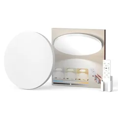 Coizabera LED シーリングライト 8畳 32W 3990lm 調光調色 豆電球常夜灯 天井照明器具 おしゃれ 蛍光灯 リモコン付き スマホAPP操作 6畳 8畳 和室/洋室/寝室/玄関/リビング/キッチン適用 0