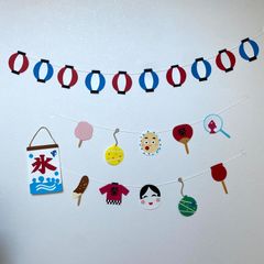 ハンドメイド】節分飾り 豆まき ガーランド 壁面飾り - メルカリ