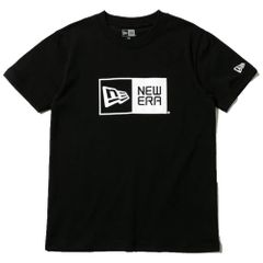 ニューエラ Youth S/S Tシャツ コットン ボックスロゴ ブラック ホワイト 1枚 New Era Youth S/S T-Shirts Cotton Box Logo Black White 1 Sheet