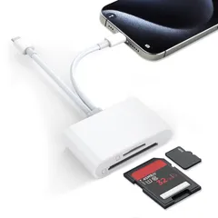 【在庫セール】変換アダプタ 最大1TB対応 Micro microSD SD/SDカード両対応 写真/ビデオ SD USB3.0 双方向 高速伝送 TF SD アダプタ i-Phone/Type-c メモリカードリーダー TF SDカード 2in1 変換アダプ