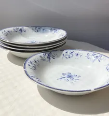 【新品】ナルミ　ペレーネブルー　カレー＆パスタ皿５枚セット　カレー皿　パスタ皿　皿　お皿　食器　食器セット