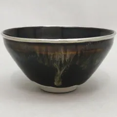 送料込【逢絢亭・新品】茶道具 天目茶碗 京焼 建盞茶碗 桶谷定一 共箱入り 建盞天目茶碗 桶谷定一造 共箱 : 茶道具商 越中屋 - 通販