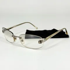 CHANEL サングラス 4067 クリア グラデーション リムレス y2k シャネル