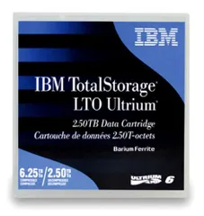 【即納】5-Pack IBM LTO 6 Ultrium 00V7590 (2.5/6.25 TB) データカートリッジ