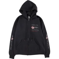 古着 00年代 ハーレーダビッドソン Harley-Davidson スウェットフルジップパーカー メンズM相当/eaa584951