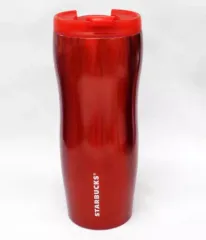 【中古】マグカップ・湯のみ ホリデー2016 ステンレスタンブラースノーレッド355ml 「スターバックスコーヒー」