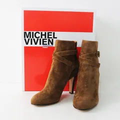 【値下げ】未使用 ドゥーズィエムクラス扱 MICHEL VIVIEN ミッシェル ヴィヴィアンスエード ベルテッド ブーティ 37/キャメル【2400013817615】のサムネイル