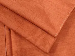 平和屋着物●結城紬　色無地　柿色　正絹　逸品　未使用　CAAW8416yc 平和屋着物○結城紬 色無地 柿色 正絹 逸品 未使用 CAAW8416yc - メルカリ
