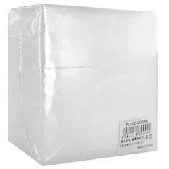 新品 両面100枚（200枚収納）MAG-LABO不織布100P (200枚収納可) 100枚入り CD、DVDケース 1個 両面不織布(白) ML-DVD-AB100PW-1