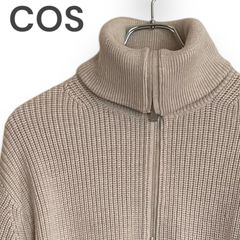 COS(コス)レディース ハーフジップニット セーター シンプル