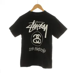 ステューシー STUSSY ショット Schott Tシャツ カットソー 半袖 プリント SS LINK ロゴ S 黒 ブラック ■GY30 /MQ メンズのサムネイル