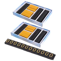 IMPACTオンライン プライスカード 値札 立て 0だけ セット プライスキューブ 値段表示プレート (ゴールド) [ゴールド]