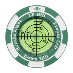 【迅速発送】ゴルフ マーカー マグネット パッティング ガイド 丸形気泡水平器 水準器 高精度 目盛り付き ゴルフグリーン傾斜計 ゴルフマーカー パター練習用 ボールマーカー グランドゴルフ用品