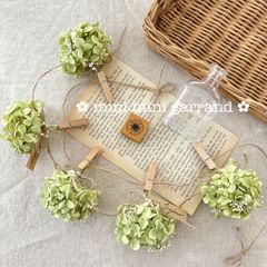 アナベル紫陽花　三日月リース ✿︎ 紫陽花アナベル 三日月リース ✿︎ - メルカリ