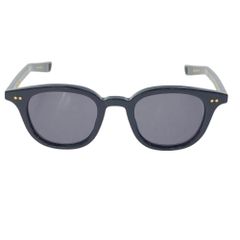WACKO MARIA ワコマリア NATIVE SONS GLASSES GUERRERO ネイティブサンズ ウェリントン サングラス メガネ ブラック系 46.2□22.5-144【中古】