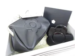 【送料無料】★ MARY QUANT★ エンボスデイジーパール ガマ口ポーチ ＆コンパクトミラー  セット  ギフトBOX入　［759-361-500_0817］