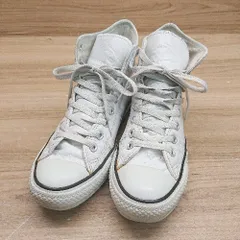 ◇ CONVERSE コンバース ALL STAR 定番 ハイカット スニーカー シューズ サイズ25.5 ホワイト系 メンズ E  【1402200001358】