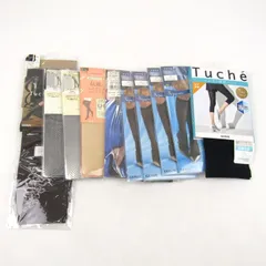 アツギ他 ショートストッキング/スパッツ等 10点セット 22-25cm 未使用 まとめて 大量 レディース ATSUGI etc.