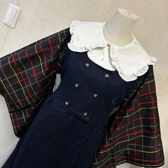 レディース　和洋折衷コーデ　和洋ミックスコーデ　道行コーデ　学生風　かわいい　冬用