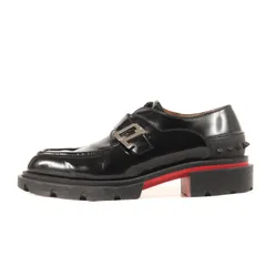 Christian Louboutin クリスチャンルブタン サイズ:40 / OUR GEORGES CL モンクストラップ レザー ドレスシューズ / ブラック 黒 / ブランド シューズ 靴【メンズ】【中古】のサムネイル