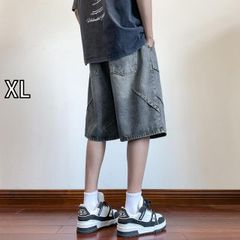FUBU フブ 極太バギー ヒップホップ デニム カーゴショーツ - メルカリ
