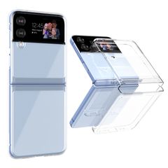 【数量限定】バンパーケース ケースのまま充電可能 全透明 4 黄変防止 4 薄型 Flip 軽量 Flip Galaxy Z Z Flip Flip 4透明 Z ケース ケース 耐衝撃 Z 衝撃吸収 指紋防止 Galaxy 擦り傷防止 マグネットなし 着脱簡単