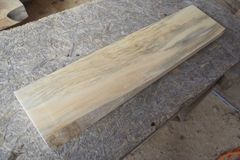 アウトレット トチ(橡)の一枚板 長さ約64cm 幅約14.8cm 厚さ約2.5cm DIY用 Z113