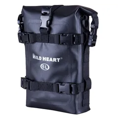 新品 WILD HEART オートバイ用ドライバッグ、クラッシュバーバッグ、オートバイ用荷物として使用されるオートバイ用バッグ、シーシーバー後部座席サドルラック、リアフェンダーポーチ、ダートバイクギア、モトATV用サイドツールバッグパック (TPU)