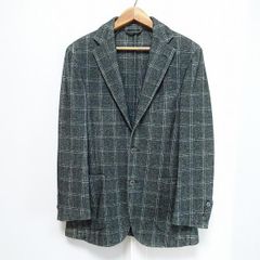 美品】ベルベスト Belvest テーラードジャケット リネン混 シルク混