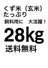 屑米　小米　くず米　砕け米　飼料用　28㎏キロ　鳥のエサなどに　※食用ではございません。のサムネイル
