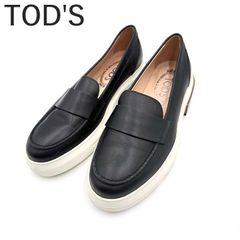 未使用級】TOD'S トッズ タッセルローファー レザー ブラック - メルカリ