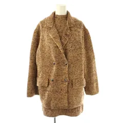 スナイデル SNIDEL 24AW ニットジャケット ミニニットワンピース セット 2点セット F 茶 ブラウン /AT ■OS