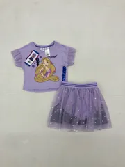 Q YG25082808 Disney チュチュスカート付きドレス ラプンツェル サイズ7