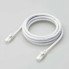 【新品】 エレコム LANケーブル/CAT6A対応/EU RoHS指令準拠/爪折れ防止/簡易パッケージ仕様/2m/ヨリ線/ホワイト LD-GPAT/WH2/RS