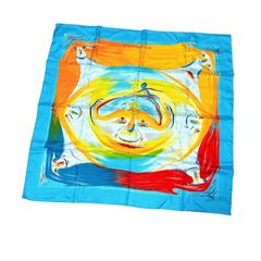 美品 エルメス HERMES カレ90 三千年紀の微笑 スカーフ - メルカリ