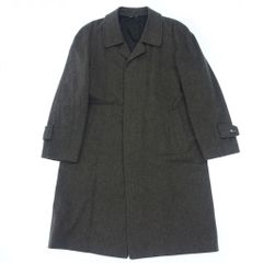 ミスターヴィヴィアナ バルカラーコート カシミヤ100 グレー L【AFB38】