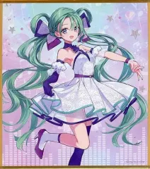 【中古】紙製品 初音ミク/アイドル(等身) ミニ色紙 「みんなのくじ 初音ミク Memorial Collection」 F賞