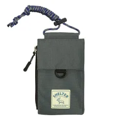 ☆ グレー ☆ ネックストラップポーチ スマホポーチ 財布 かわいい ミニショルダー 縦型 ミニショルダーバッグ レディース メンズ 斜めがけ ネックポーチ スマホ ポーチ ウォレットポーチ カジュアル おしゃれ シンプル 軽い 軽量 お財布 小銭入れ