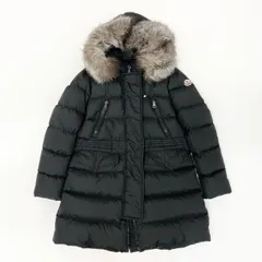 65j9 《美品》 MONCLER モンクレール APHROTI アフロティ ダウンコート I20931B51002 3 ブラック シルバーフォックス ロングダウンジャケット 毛皮t18rのサムネイル