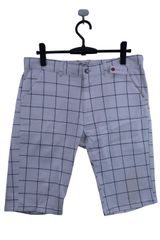 COMON GOLF(コモンゴルフ) ハーフパンツ 白ネイビーチェック メンズ XL ゴルフ用品 2504-0552 中古