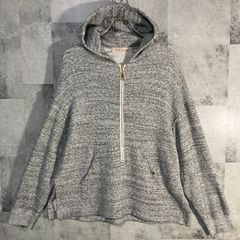 日本製 CULLNI クルニ スウェットパーカー ハーフジップ グレー １
