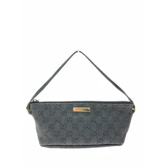 GUCCI ■グッチ ■GGデニム ■アクセサリーポーチ ■ブラック SALE セール 中古 GUCCI グッチ アクセサリーポーチ GG柄 デニム
