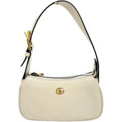 【GUCCI/グッチ】アフロディーテ スモールハンドバッグ 739076 ハンドバッグ レザー ベージュ レディース 【中古】【真子質店】【BL】