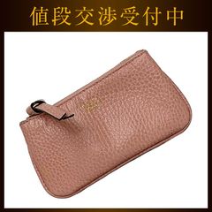 グッチ キーリング付き コインケース ピンク 368879 美品 レザー 中古