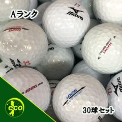ロストボール ミズノ MIZUNO 各種混合 ホワイト 30球 【Aランク】 ゴルフボール