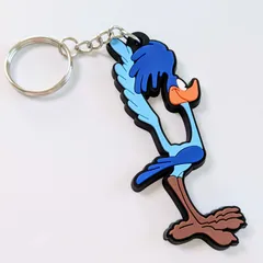 再入荷！送料無料！ ★ラバーキーホルダー★ 【 Looney Tunes（ ルーニーテューンズ ）】ロードランナー〚アメリカン雑貨 アメトイ〛のサムネイル